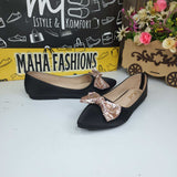 Black Bow Pumps - Maha fashions -  Women Footwear