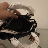 White Polka Dots Casual Handbags - Maha fashions -  