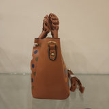 Brown Polka Dots Casual Handbag - Maha fashions -  