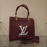 Maroon Classy Handbag - Maha fashions -  Handbags & Wallets