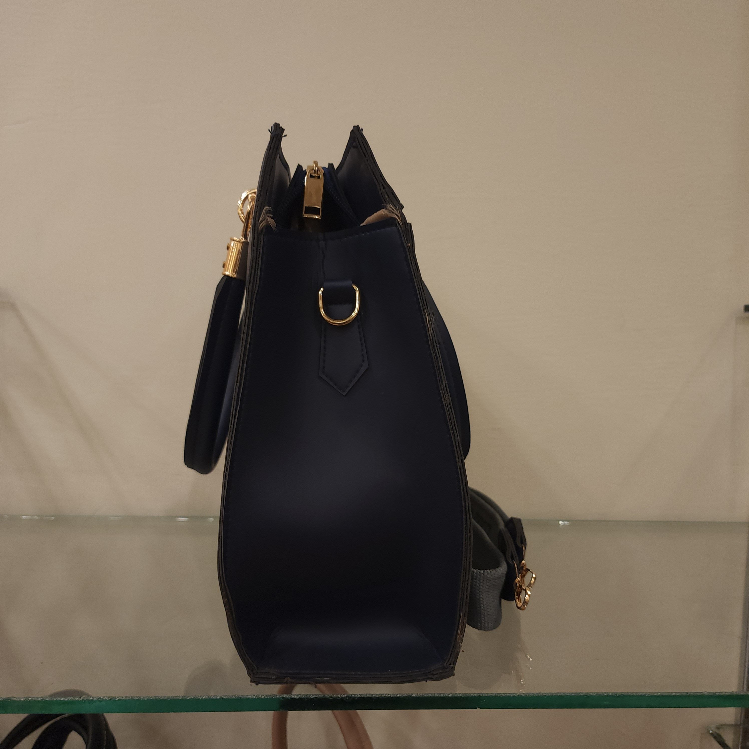 Navy Classy Handbag - Maha fashions -  Handbags & Wallets