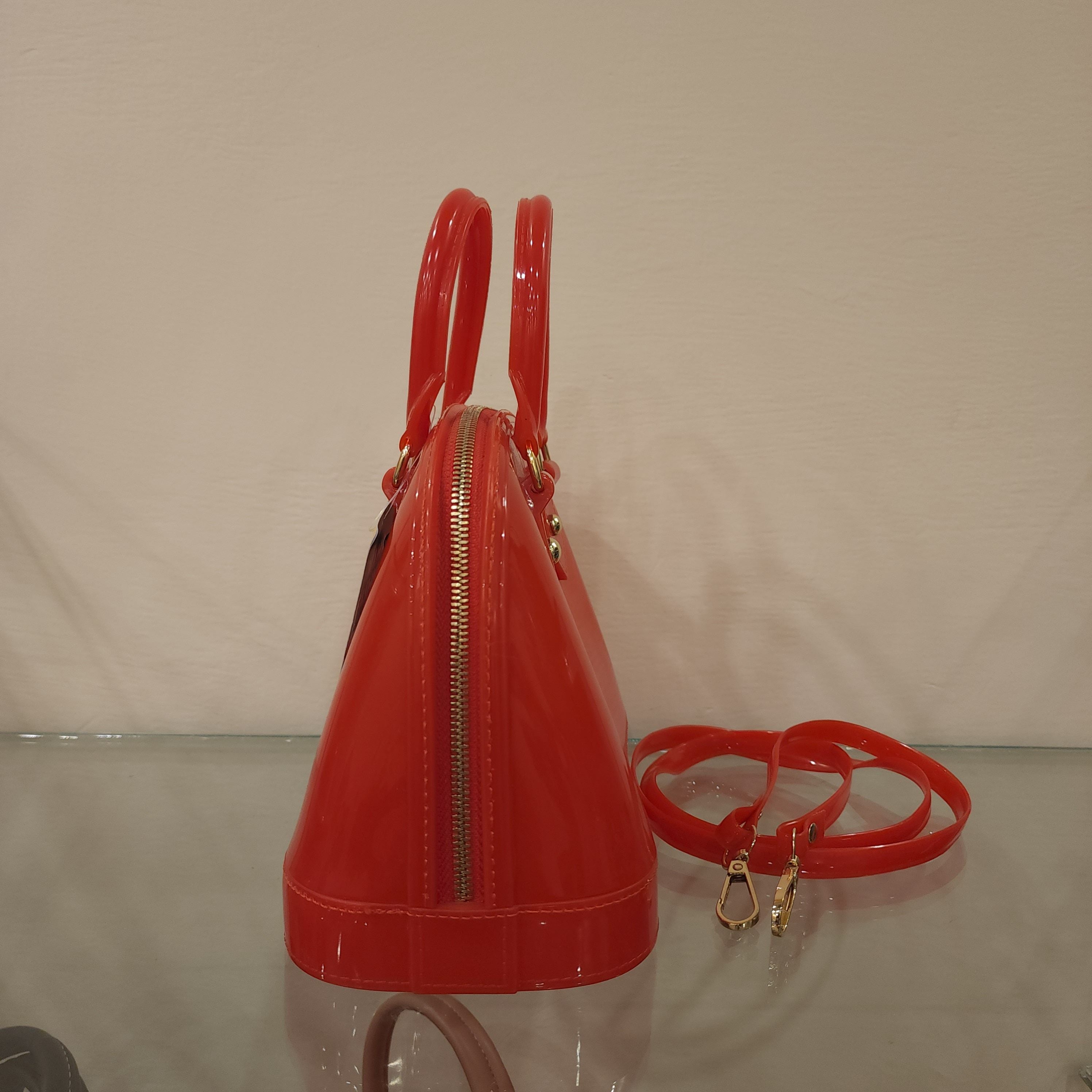 Red Jelly Handbag - Maha fashions -  Handbags & Wallets