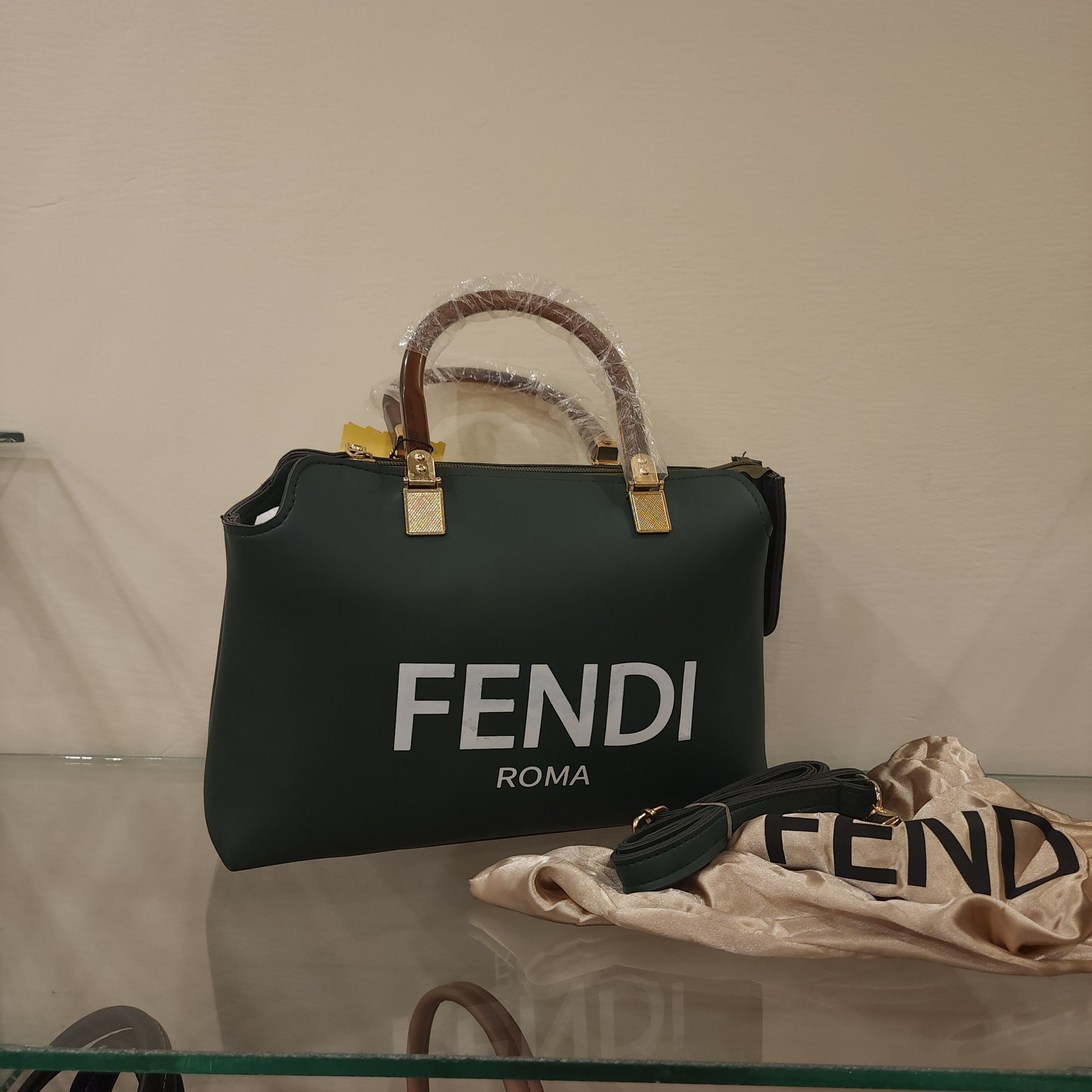 Green Handbag - Maha fashions -  Handbags & Wallets