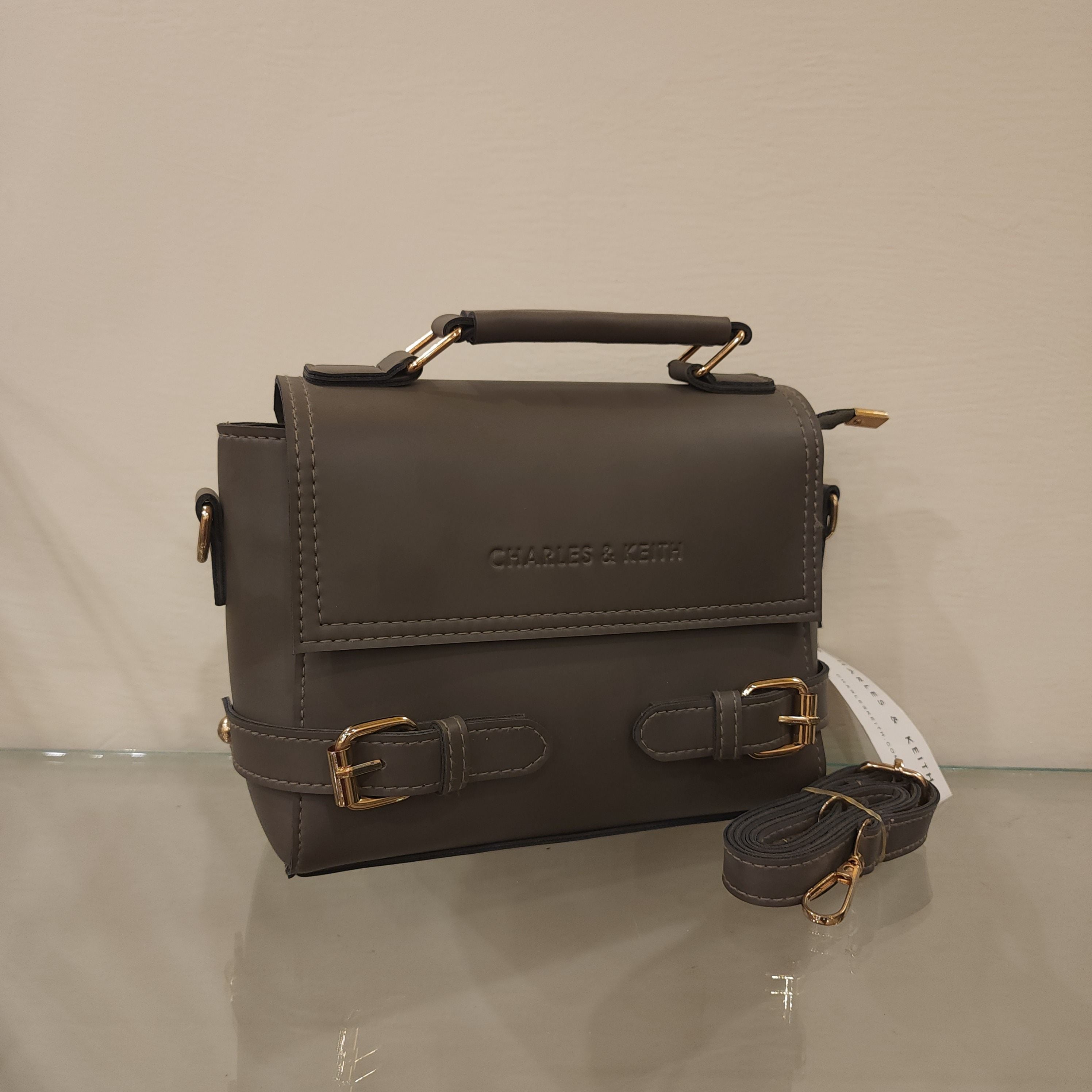 Khaki Crossbody Bag - Maha fashions -  Handbag