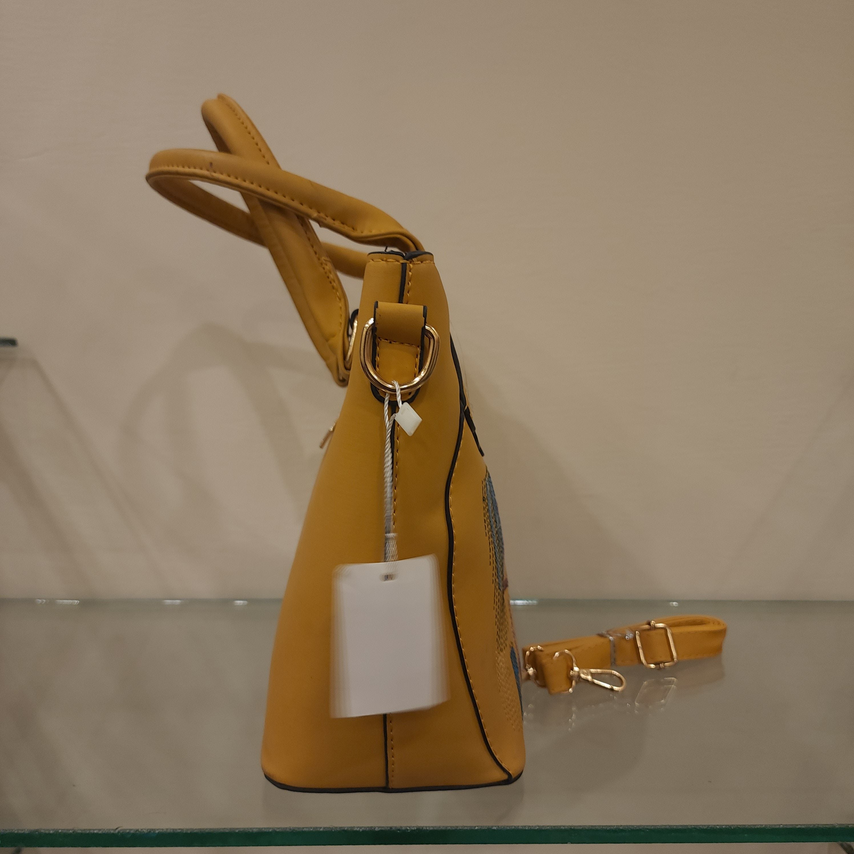 Yellow Handbag - Maha fashions -  