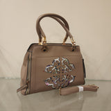 Khaki Casual Handbag - Maha fashions -  