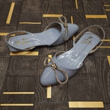 Blue Close Toe Sandals - Maha fashions -  Women Footwear