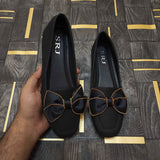 Black Bow Comfy Shoes - Maha fashions -  Women Footwear