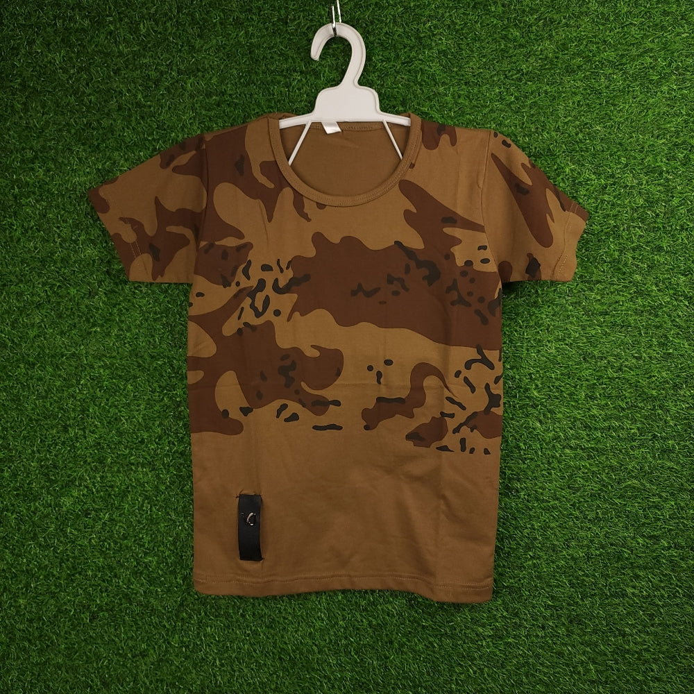 Kids Brown Camouflage T Shirt - Maha fashions -  KIDS CLOTHING