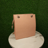 Pink Handbag With Chain Belt - Maha fashions -  Handbags & Wallets
