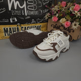 Brown Chunks Shoes - Maha fashions -  