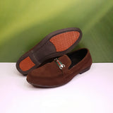 Men Solid Formal Horsebit Loafers - Maha fashions -  Men's Footwear