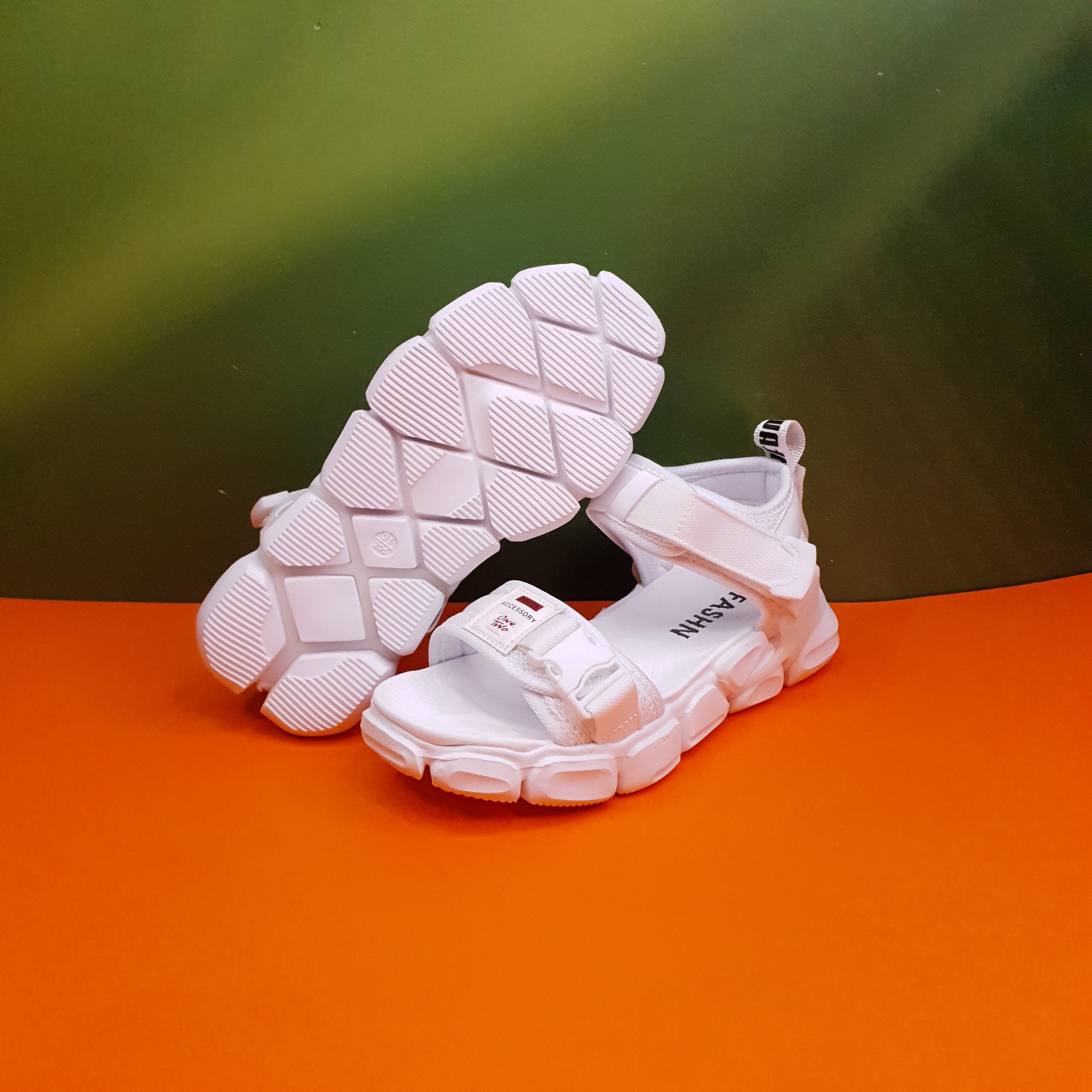 White Kids Unisex Comfort Sandals - Maha fashions -  Kids Footwear