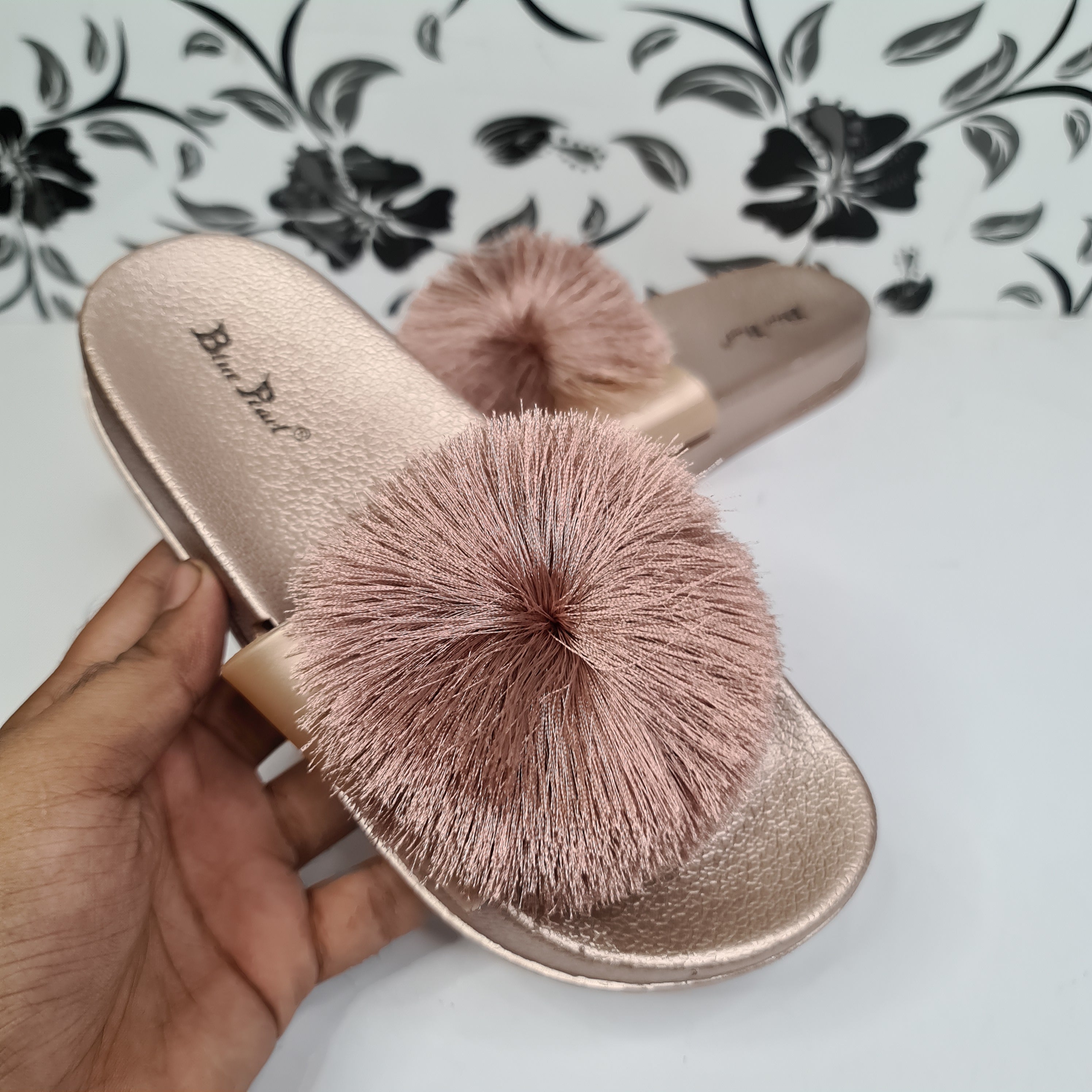 Women Causal slipper (Pomp Pomp) - Maha fashions -  Women's Footwear