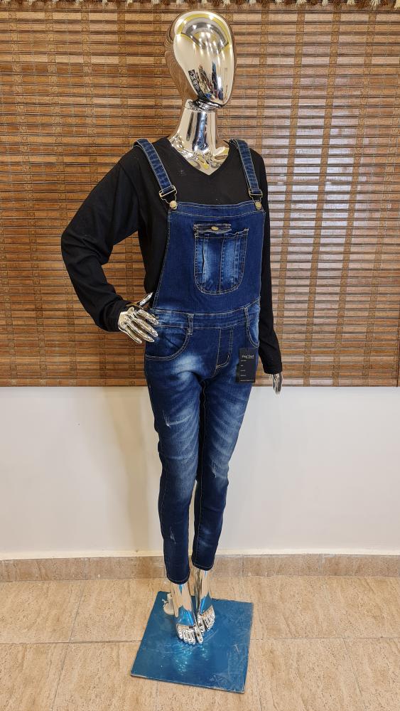 Denim Rompers with adjustable straps - Maha fashions -  Rompers