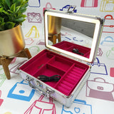Aluminum Makeup Box with Lights - Maha fashions -  Makeup Box