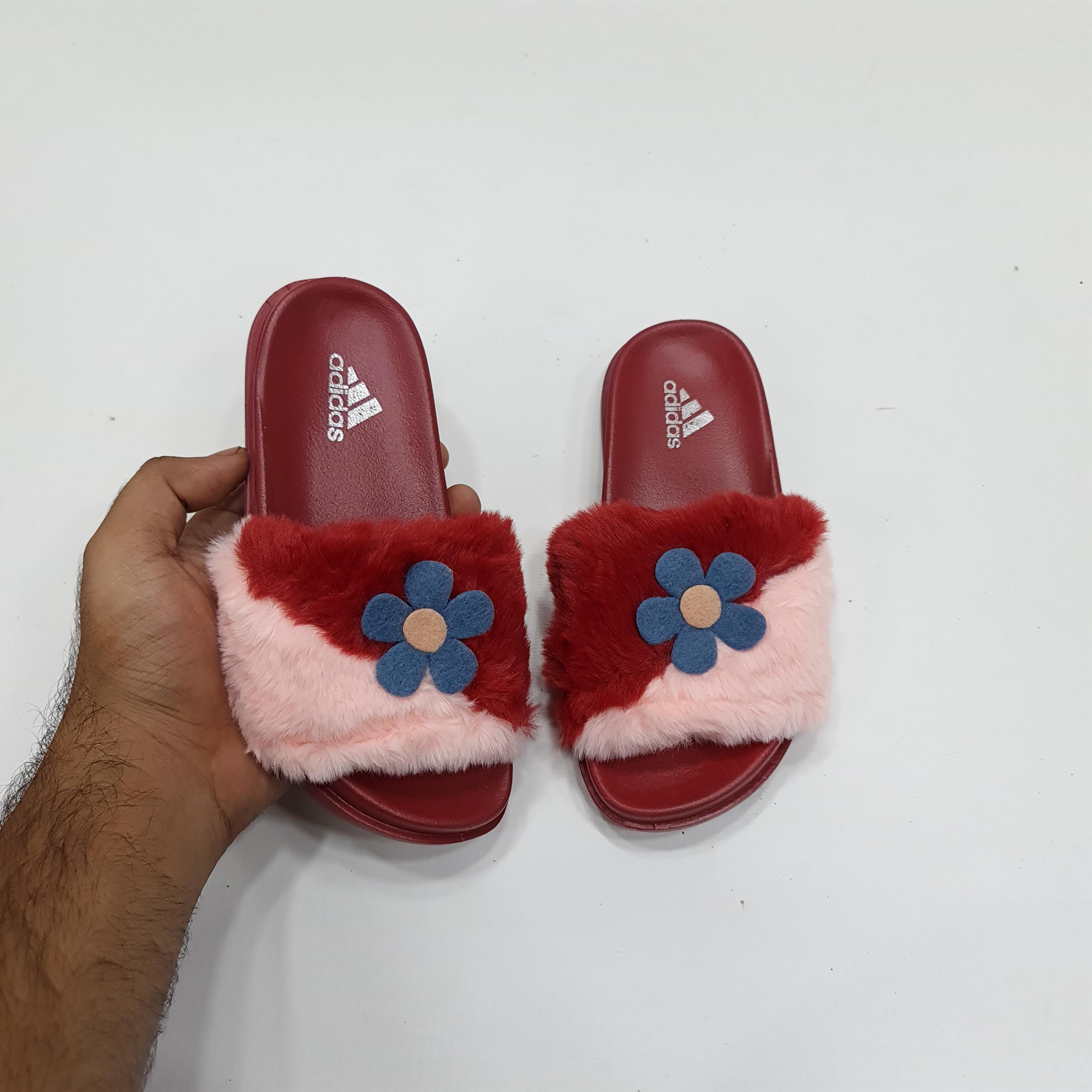 Floral Twin Color Kids Slides - Maha fashions -  