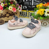 Pink Shoes With Black & White Laces - Maha fashions -  