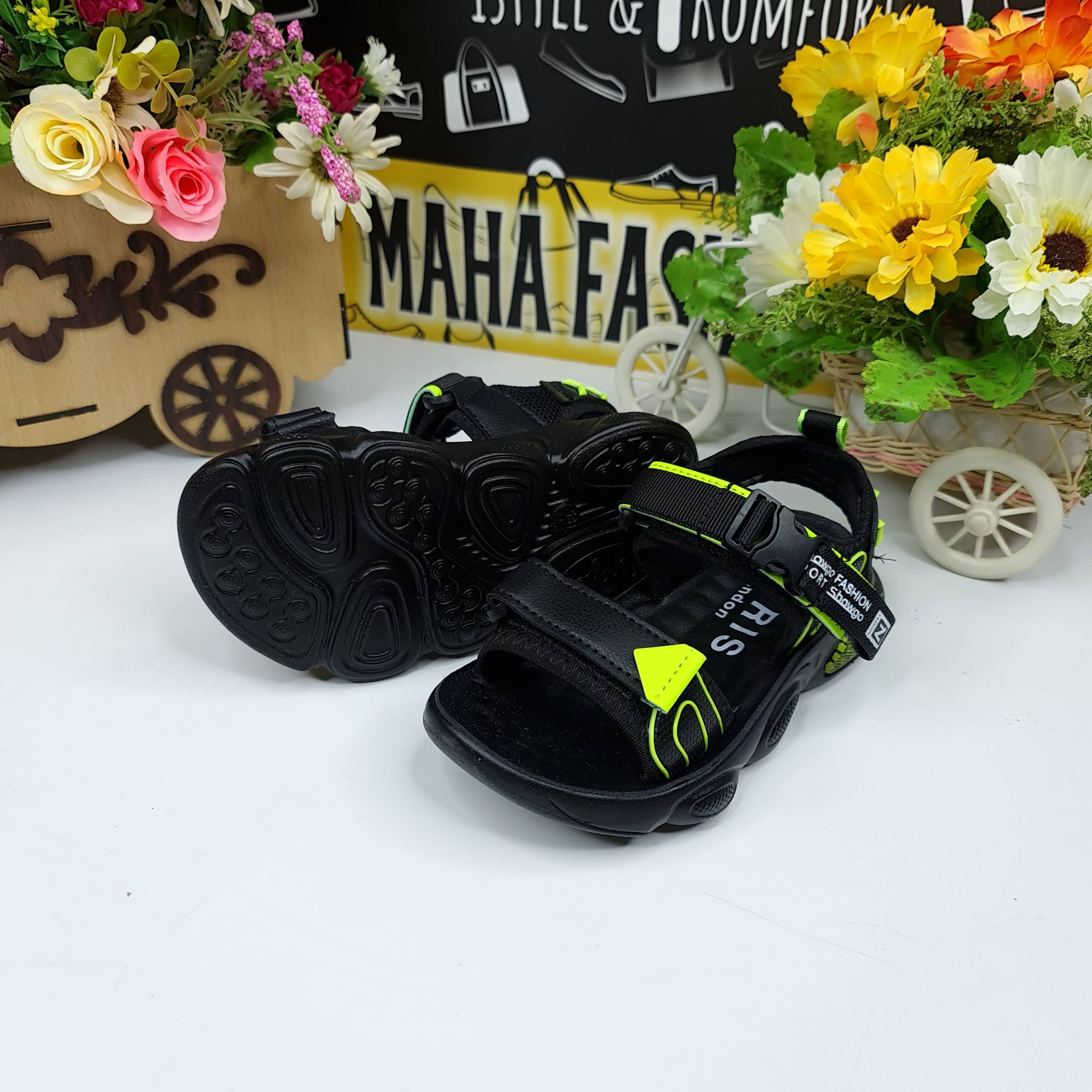 Green Kids Sandals - Maha fashions -  
