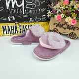 Purple Fur Mules - Maha fashions -  