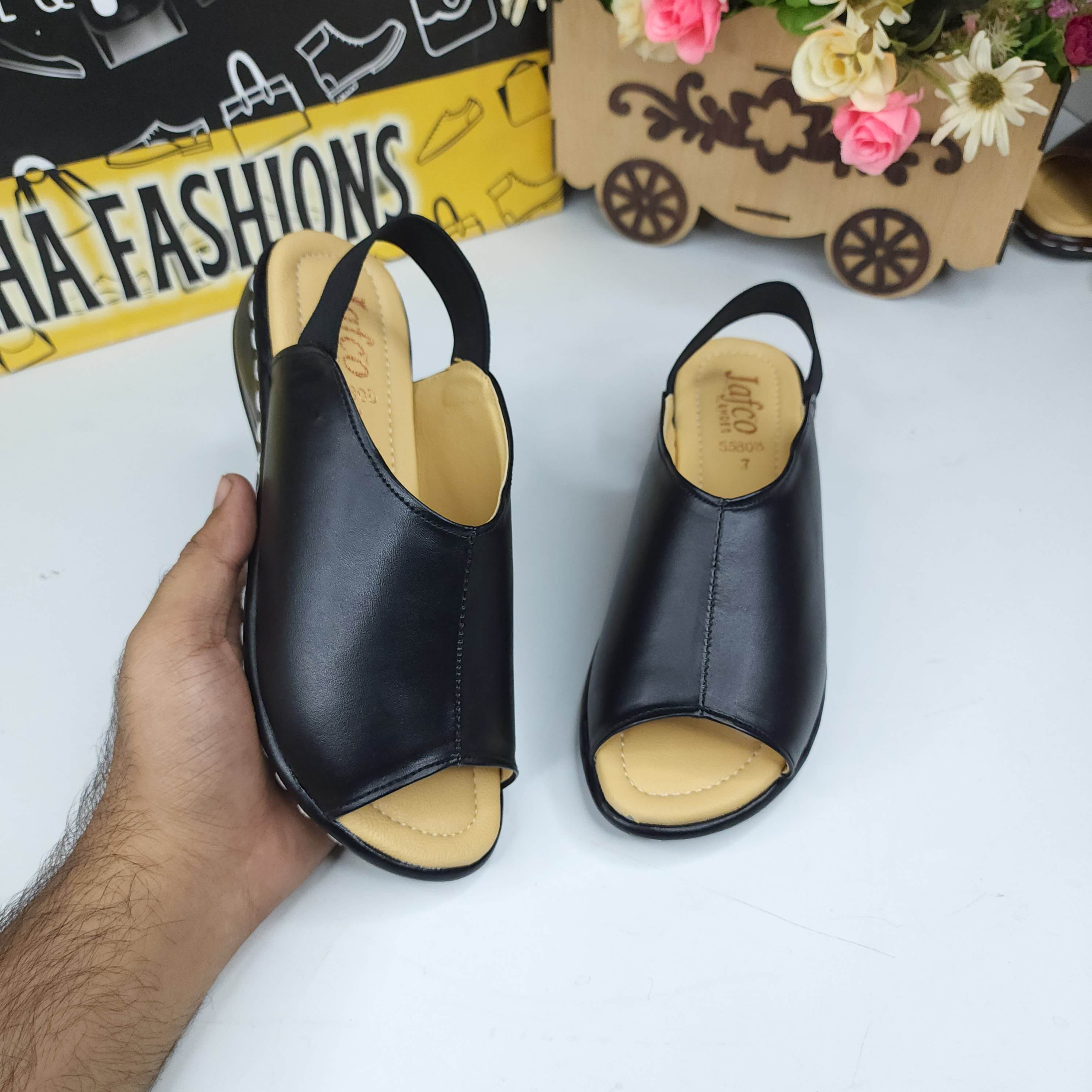 Black Women Sandals - Maha fashions -  