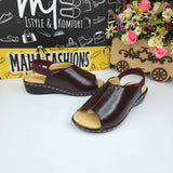 Maroon Women Sandals - Maha fashions -  