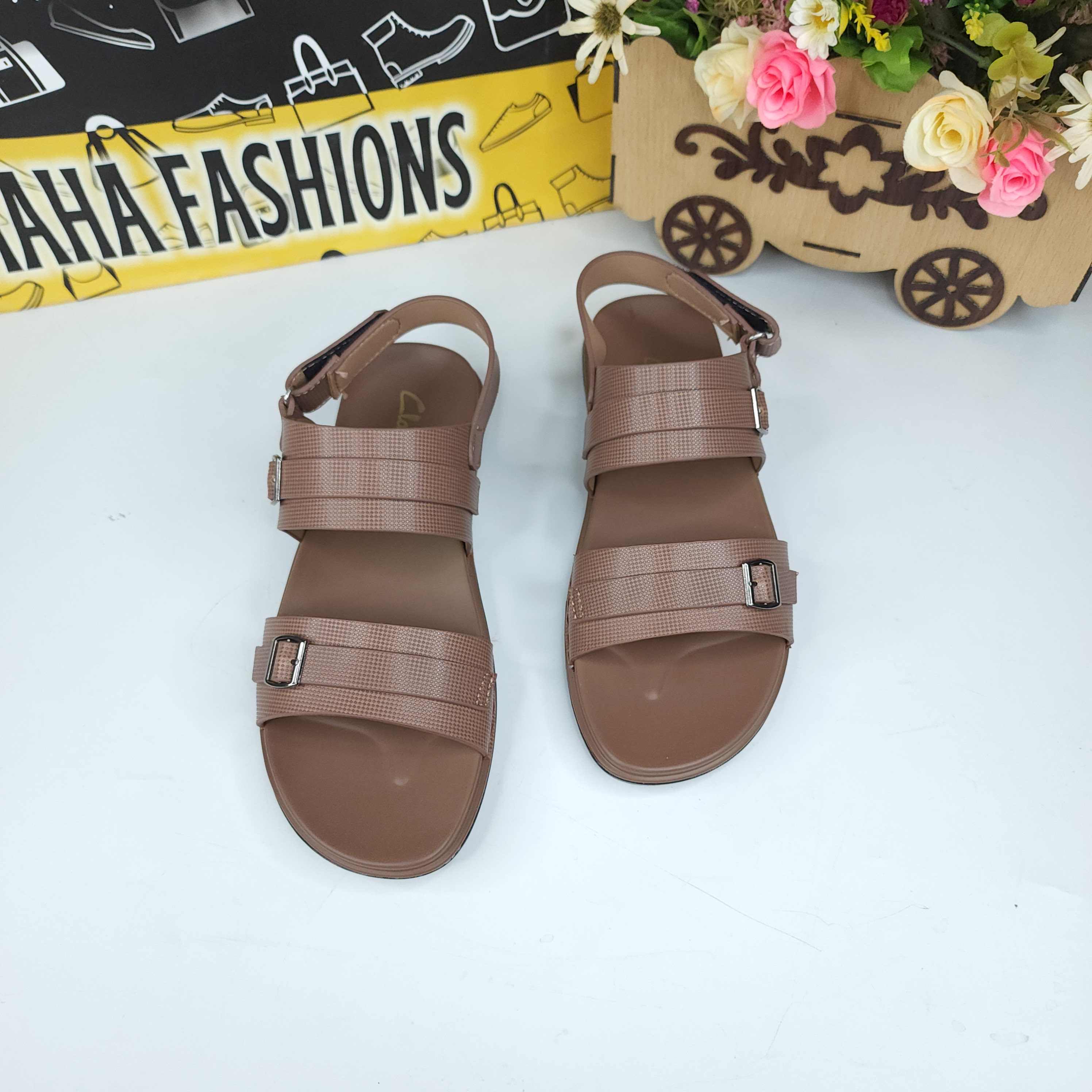 Tan Men Sandals - Maha fashions -  