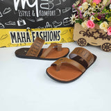 Men Camel Slippers - Maha fashions -  