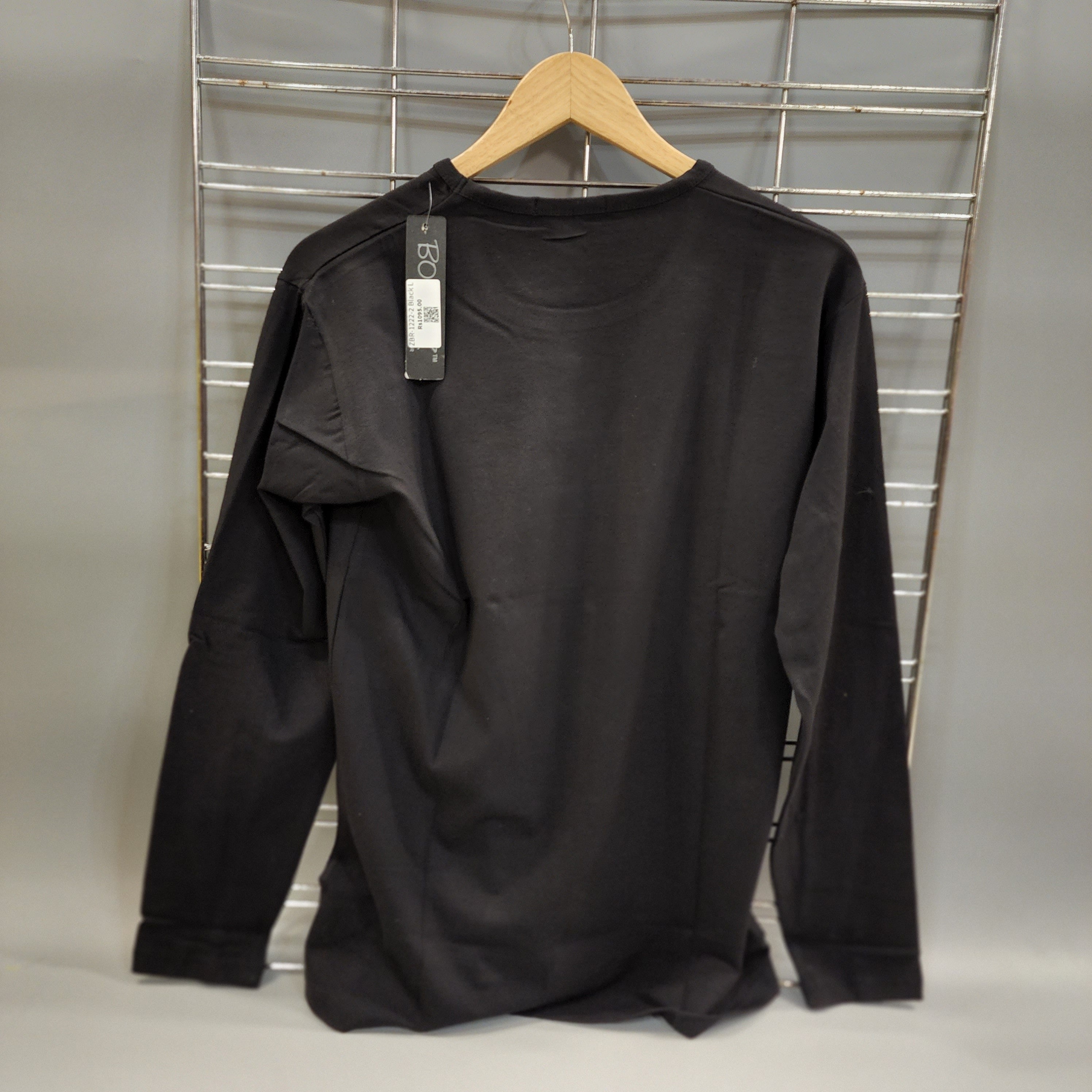 Black Long Sleeves T Shirt - Maha fashions -  