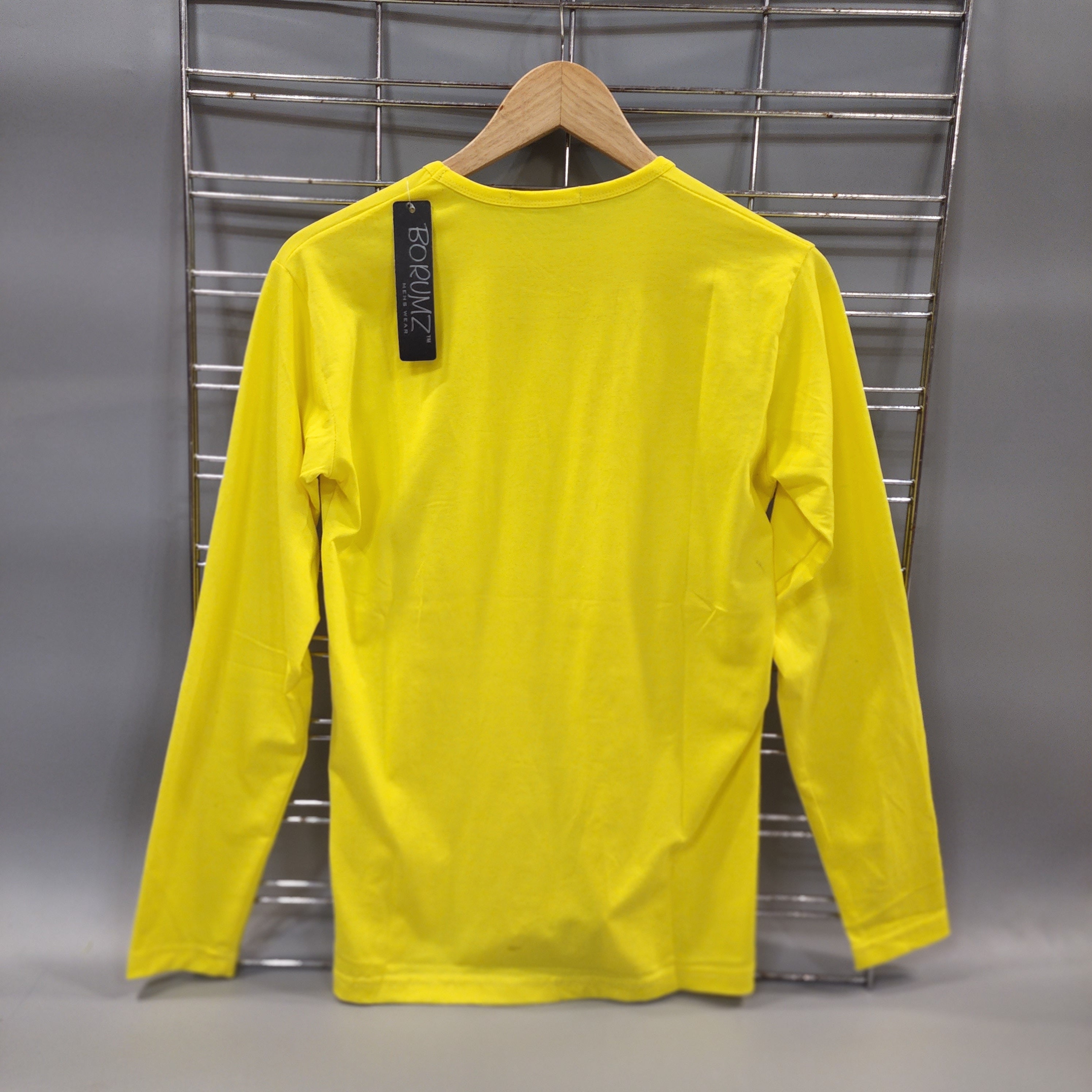 Yellow Long Sleeves T Shirt - Maha fashions -  