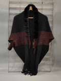 Black Cap Shawl - Maha fashions -  